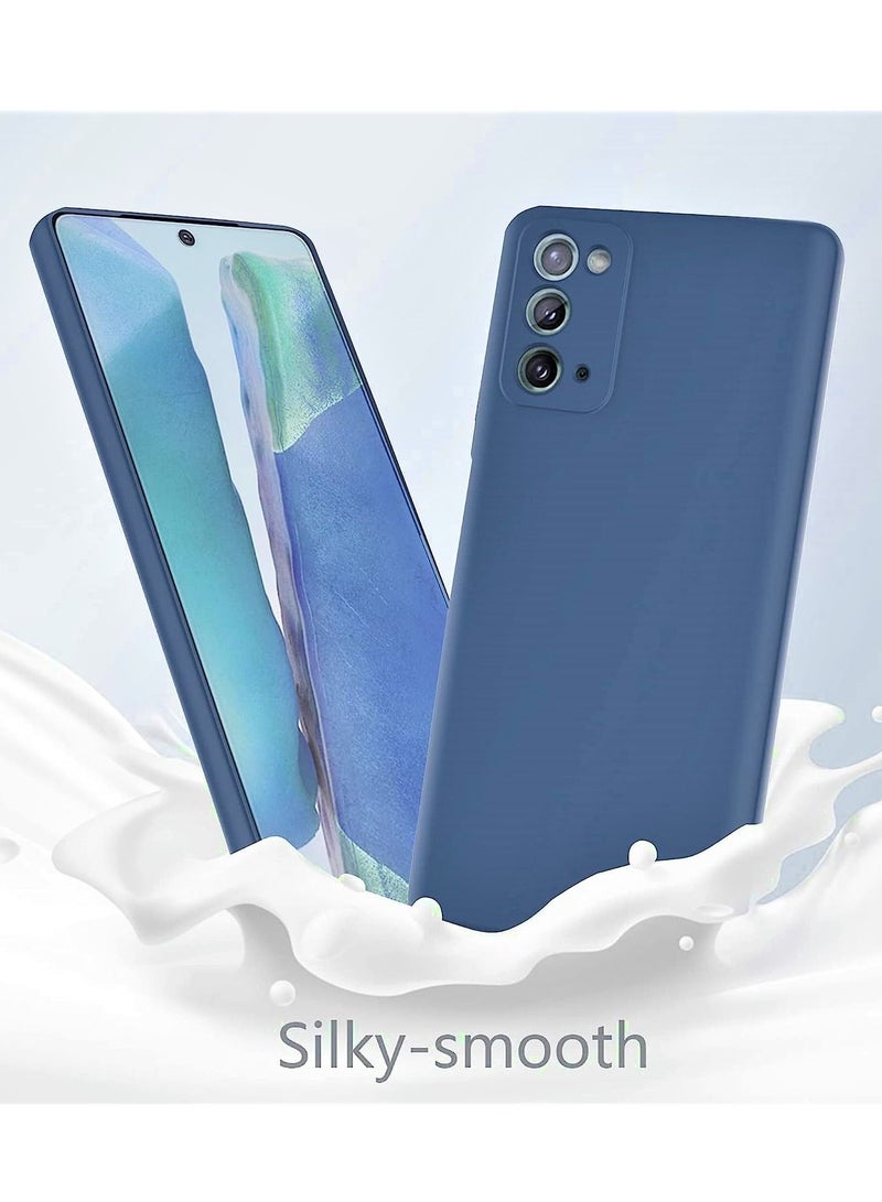 BORTONY Samsung Galaxy Note 20 Case Soft Liquid Silicone with Inside Microfiber Lining Camera Protective Back Cover - Image 2