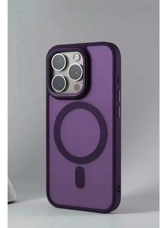 For iPhone 14 Plus Case Magnetic Translucent Matte Phone Cases [Compatible with MagSafe] Thin Slim Fit Shockproof Bumper Hard Protective Cover for Women Men Girls. - Image 4