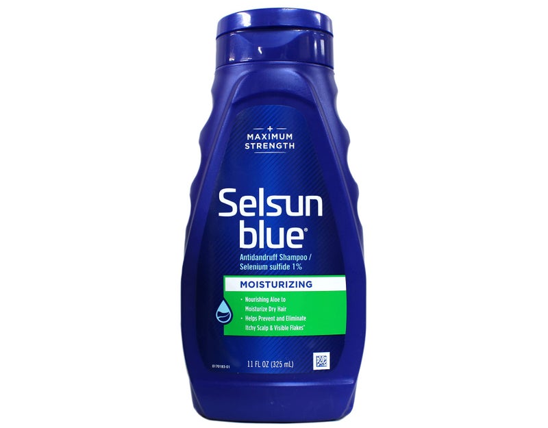 Selsun Blue Moisturizing with Aloe Dandruff Shampoo 11 oz (Pack of 9) - Image 1