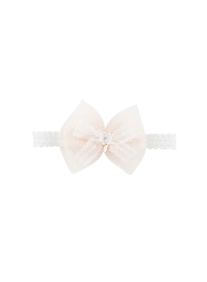 Bow-knot Headband for Baby Girls - Soft Lace Floral Hairbands, Ideal for Newborns, Infants, and Toddlers Hair Accessories - Image 3