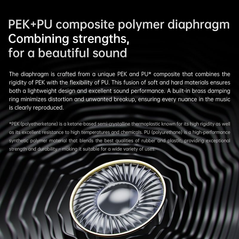 FiiO JT3 Over-Ear Open-Back Headphones, 50mm Dynamic Driver, PEK+PU Composite Diaphragm, Detachable 3.5mm Cable with Mic for Music & Gaming (Black) - Image 4