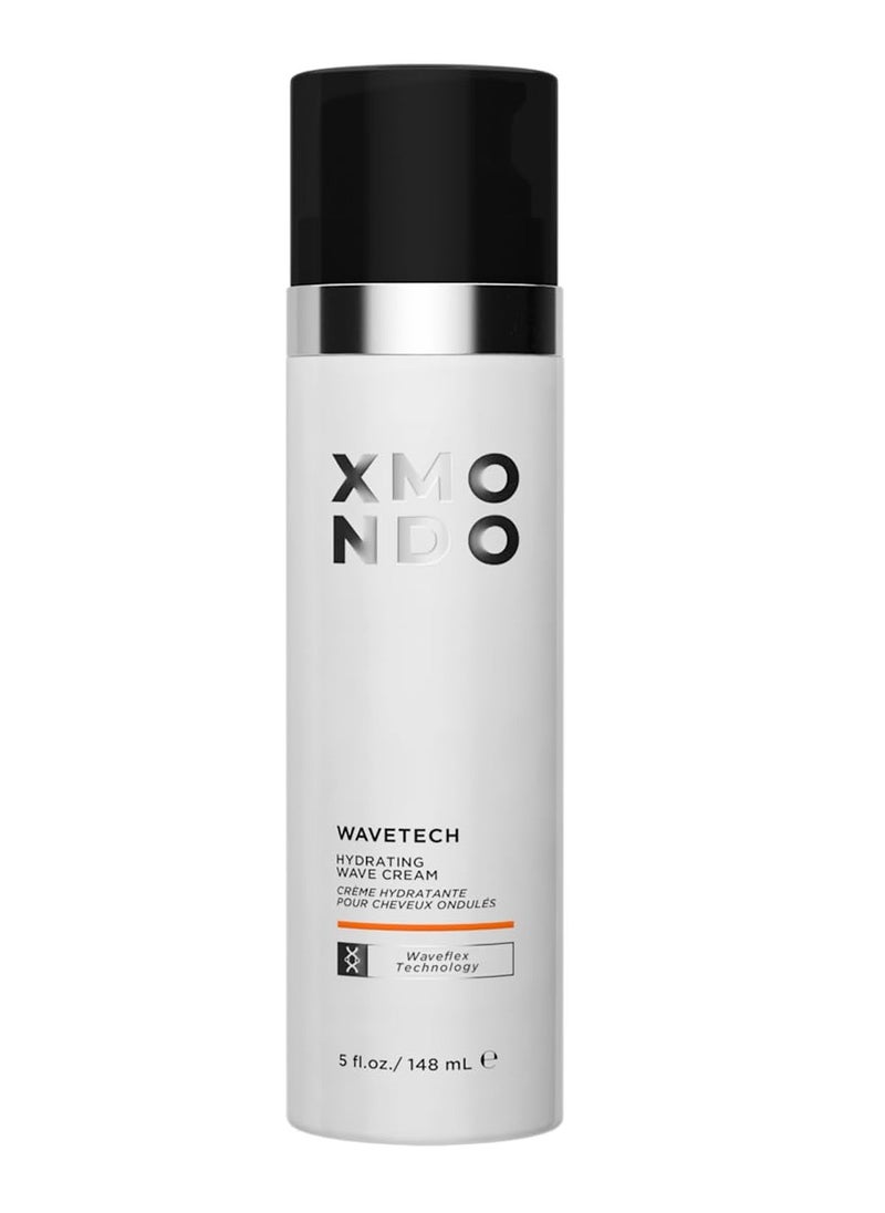 XMONDO XMONDO Hair Wavetech Hydrating Wave Cream - Vegan Formula with Coconut & Argan Oil for Breakage Protection and Hair Hydration, 5 Fl Oz 1-Pack  - Image 1