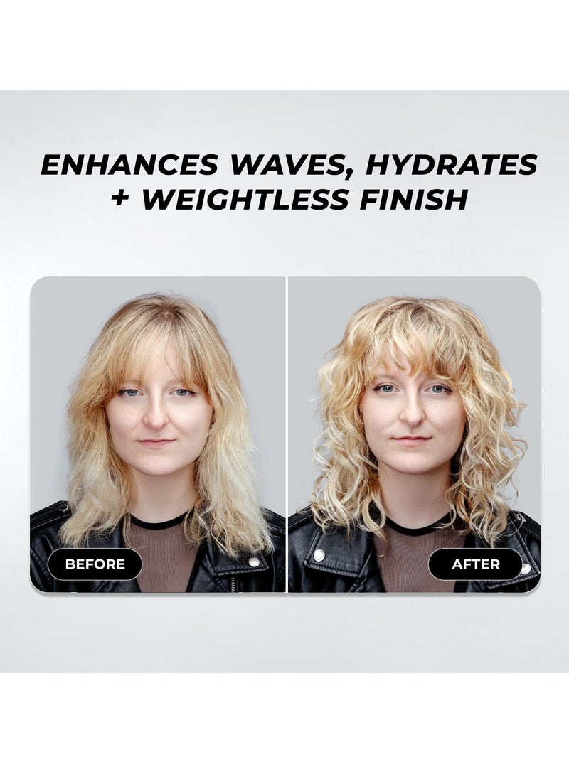 XMONDO XMONDO Hair Wavetech Hydrating Wave Cream - Vegan Formula with Coconut & Argan Oil for Breakage Protection and Hair Hydration, 5 Fl Oz 1-Pack  - Image 2