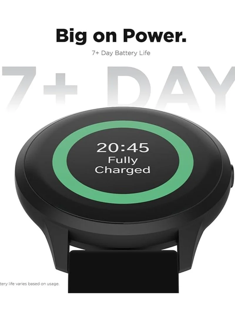 iTouch iTouch Unisex Interactive Sports 4 Watch Black/Black Silicone Strap, TP4R01-G02