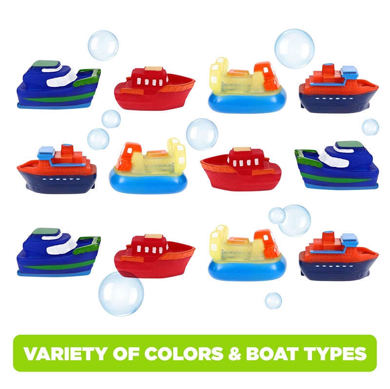 ginsey Idea Factory Color Changing Boat Bath Squirter Toys - Party Favors, Educational, Bath Toys - Image 3