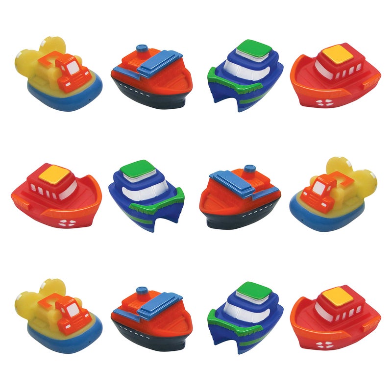 ginsey Idea Factory Color Changing Boat Bath Squirter Toys - Party Favors, Educational, Bath Toys - Image 1