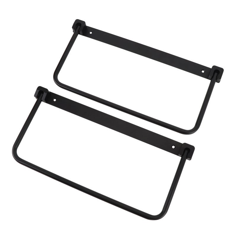 Foldable RV Shoe Rack Black Aluminum Alloy Space Saving Design - RV Wall Mounted Shoe Organizer Suitable for Different Shoes for Caravans Travel Trailers Yachts - Image 4