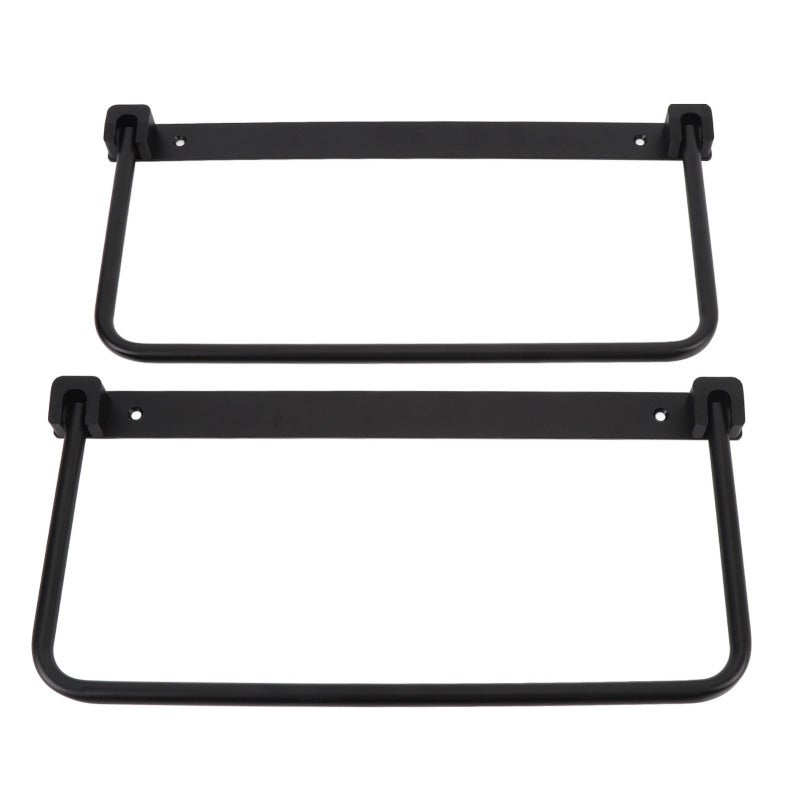 Foldable RV Shoe Rack Black Aluminum Alloy Space Saving Design - RV Wall Mounted Shoe Organizer Suitable for Different Shoes for Caravans Travel Trailers Yachts - Image 3