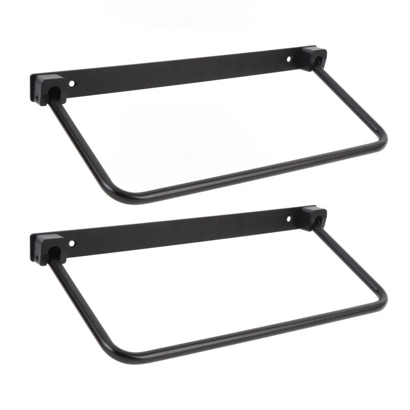 Foldable RV Shoe Rack Black Aluminum Alloy Space Saving Design - RV Wall Mounted Shoe Organizer Suitable for Different Shoes for Caravans Travel Trailers Yachts - Image 5