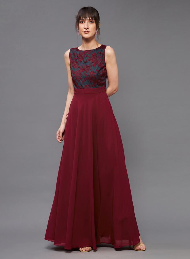 Miss Chase Floral Bodice Maxi Dress - Image 2