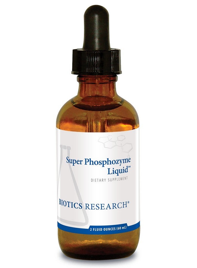 Biotics Research Biotics Research Super Phosphozyme Liquid- Phosphorous in Liquid, Electrolytes, Healthy Bones and Teeth, Protein Production, Energy Support, 40mg/Drop, 2 Fl Oz - Image 1