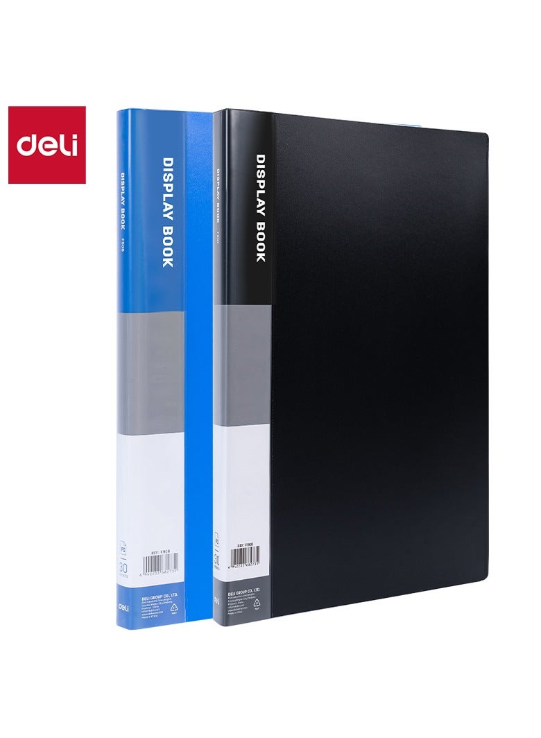 Deli EF906 FC-30P Display Book 1 piece – ideal for storing, displaying & organizing documents - Image 1
