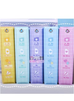 Generic Photocard Binder 4.4 Inch Kpop Photocard Holder Book, Mini Photo Album Kpop Photocard Binder Portable Kpop Binder Photocard Album with Lovely Pendant for Photocard Collection(Blue)  - Image 5