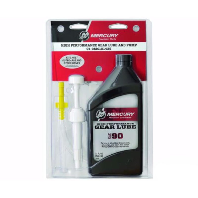 Mercury Marine New OEM High Performance Gear Lube with Hand Pump, 91-8M0101435 - Image 1