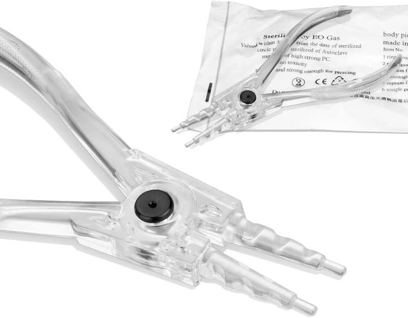 Pierced Owl EO Gas Sterilized Disposable Ring Opening Pliers Body Piercing Tool 