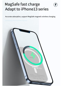OULIYO 5000 mAh Magnetic Wireless Power Bank,Portable Charger Compatible With MagSafe With Pass-Thru Charging,15W Lighting Input,20W Type-C Input/Output,Compatible With iPhone,Samsung,Huawei,Xiaomi  - Image 2