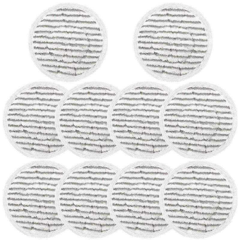 10 Pack S7001 Pads Replacement Steam Mop Pads for Shark S7001 S8201 S7000AMZ S8001 S7000 S7001TGT S7201 S7005 S7020 Series Steam Mop Pads Steam Scrub AllinOne Scrubbing Mop Pads Part XKITP7000
