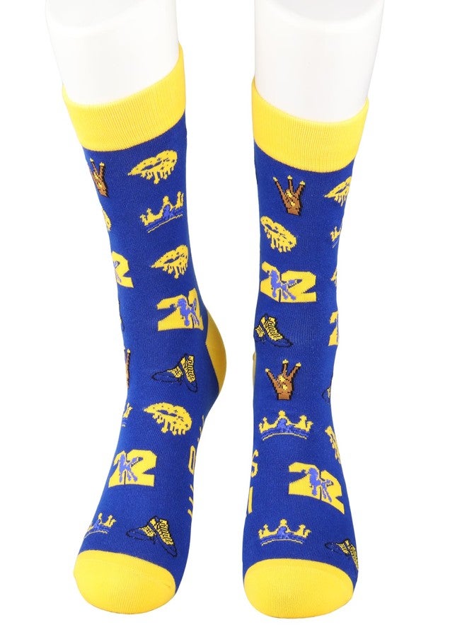 WCGXKO Sorority Inspired Gift Graduation Socks For Women Sorority Merchandise (FOR ME 22 S) - Image 4