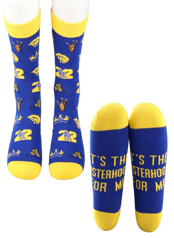 WCGXKO Sorority Inspired Gift Graduation Socks For Women Sorority Merchandise (FOR ME 22 S) - Image 1