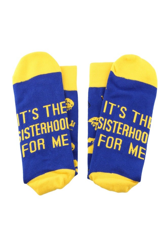 WCGXKO Sorority Inspired Gift Graduation Socks For Women Sorority Merchandise (FOR ME 22 S) - Image 3