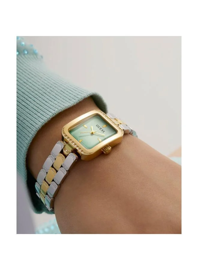 جس Ladies 2-Tone Gold Tone Analog Watch