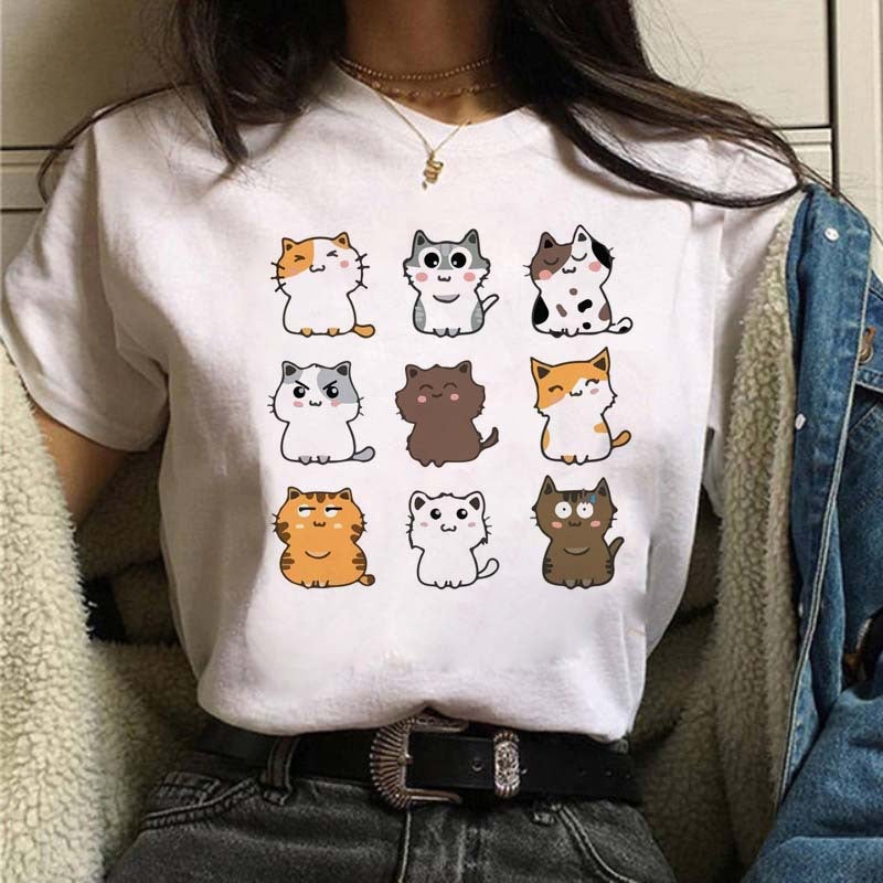 [Send On The Same Day] Supply T-Shirt Printed T-Shirt Women'S Short-Sleeved Women'S Clothing - Image 1