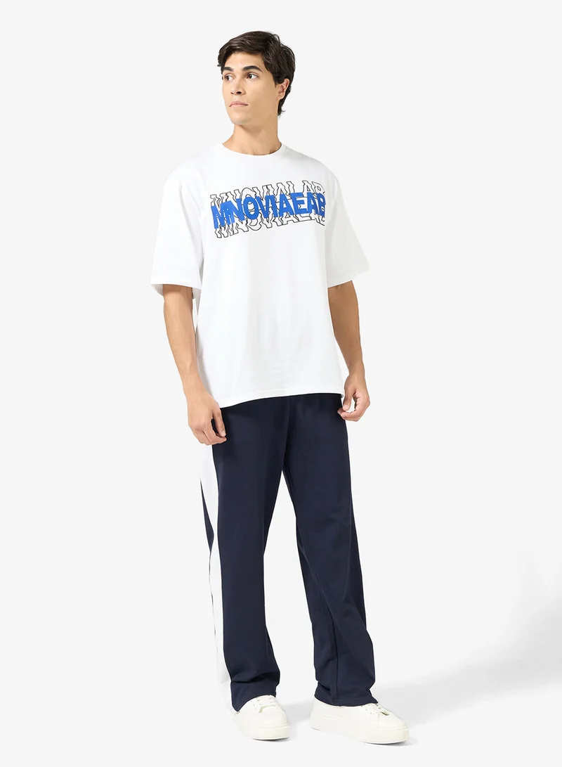 Seventy Five Side Panel Embroided Joggers