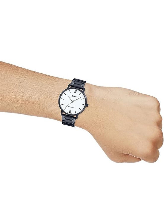 Stainless Steel Analog Watch MTP-VT01B-7BUDF