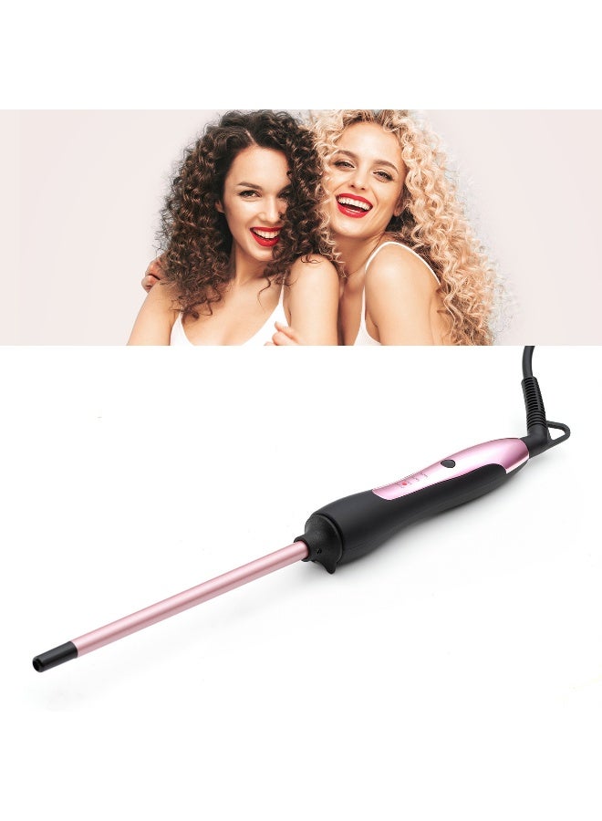 NeeMee 9mm Small Curling Iron - Woolen Spiral Thin Barrel Electric Curling Wand - Image 2