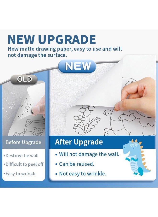 Generic - Extra-Long Drawing Paper, Adhesive Art Roll with Various Patterns, Easy to Tear, Very Suitable for Beginners or Professionals - Image 1
