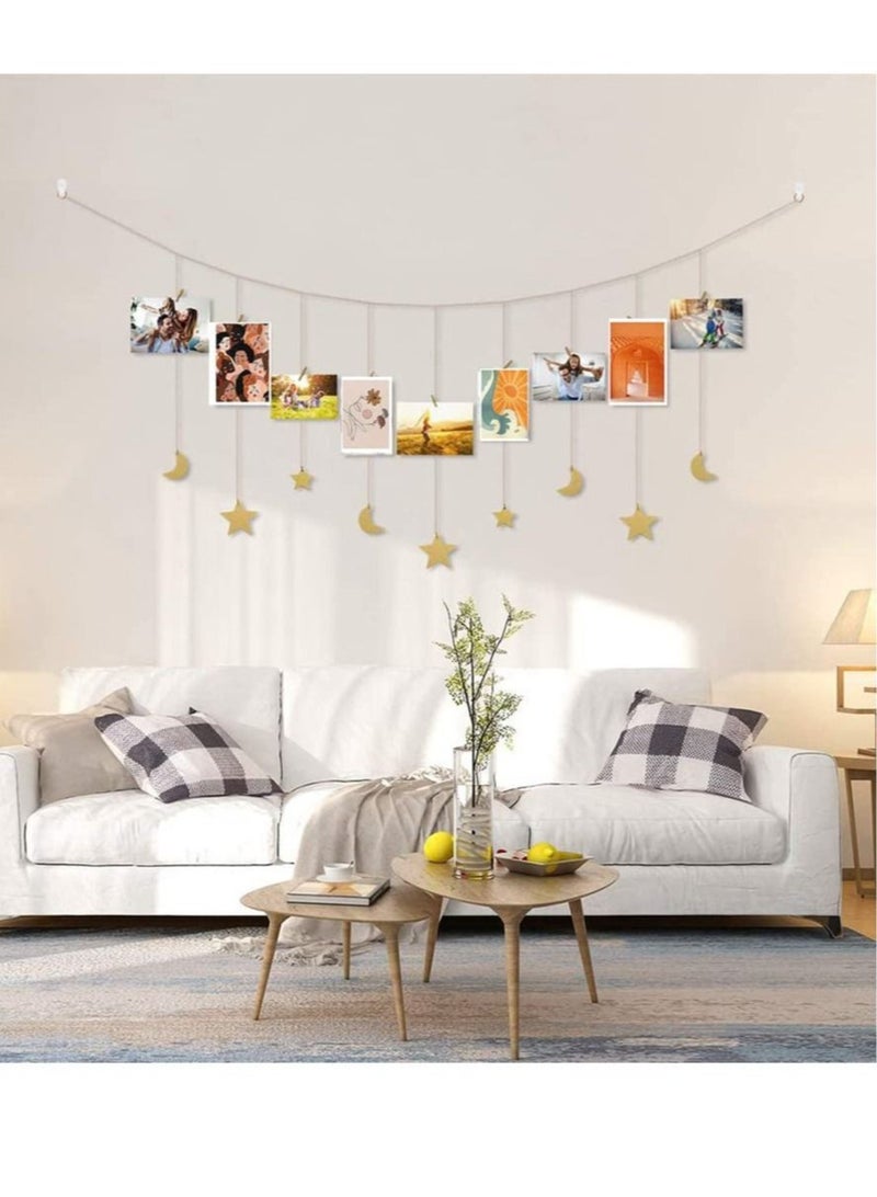 Captaintech Wall Collage Kit Aesthetic Picures, 70 pcs Aesthetic Picture for Wall Collage, Warm Color Room Decor for Girls, beige boho Room Decor Aesthetic suitable for boys and girls room - Image 4