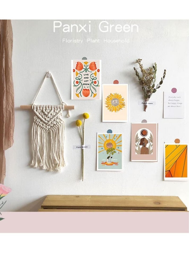 Captaintech Wall Collage Kit Aesthetic Picures, 70 pcs Aesthetic Picture for Wall Collage, Warm Color Room Decor for Girls, beige boho Room Decor Aesthetic suitable for boys and girls room - Image 3