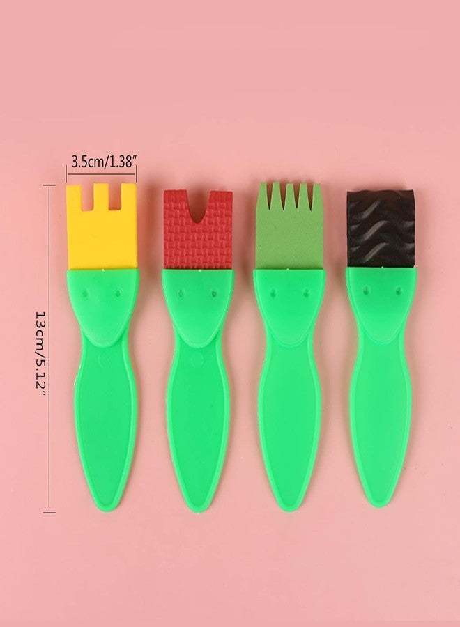 Brille Bee 4Pc Foam Brush Set with Kids Design – Fun and Easy Painting for Little Artists - Image 5