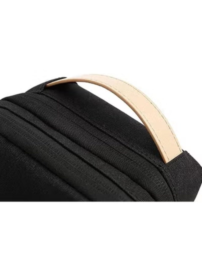 بوزو حقيبة يد للاغراض الشخصية ، مجموعة أدوات تجميل سفر عالية الجودة، مثالية لحفظ أغراضك الشخصية، لون أسود | PS-827. - Image 2