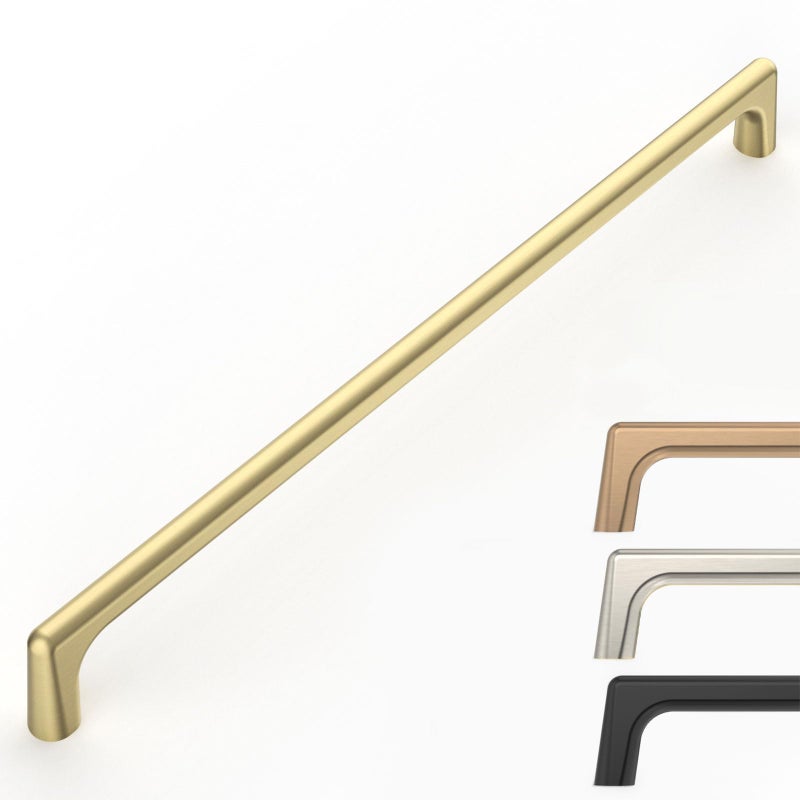 9BUILD 10 Pack Brushed Gold Cabinet Pulls 10 Inch Kitchen Cabinet Handles Cabinet Hardware Kitchen Handles for Cabinets Cupboard Handles Gold Dresser Pulls Drawer Handle - Image 2