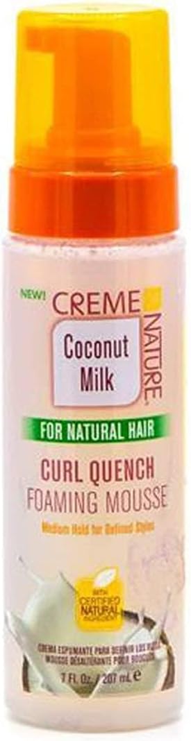 Creme Of Nature Coconut Milk Curl Quench Foaming Mousse 7 Ounce 207ml