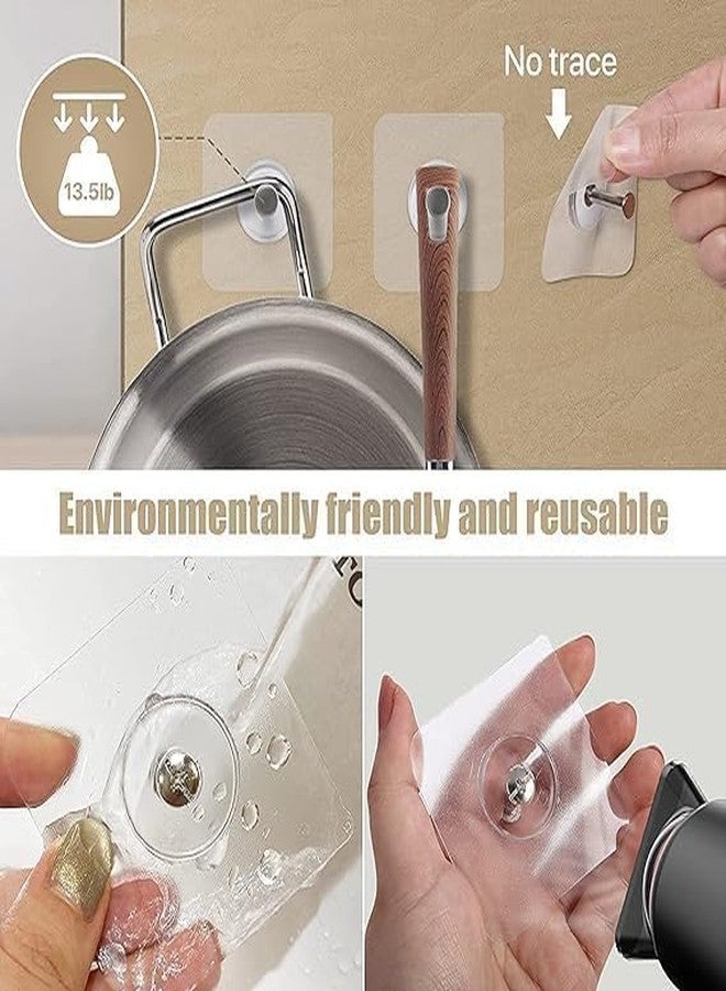 SENVOX Self Adhesive Wall Bolt Screw Sticker Hook | No Drill, Waterproof, Strong Hold | Heavy Duty, Transparent, Wall Mount Hooks for Bathroom, Kitchen & Home - Image 4