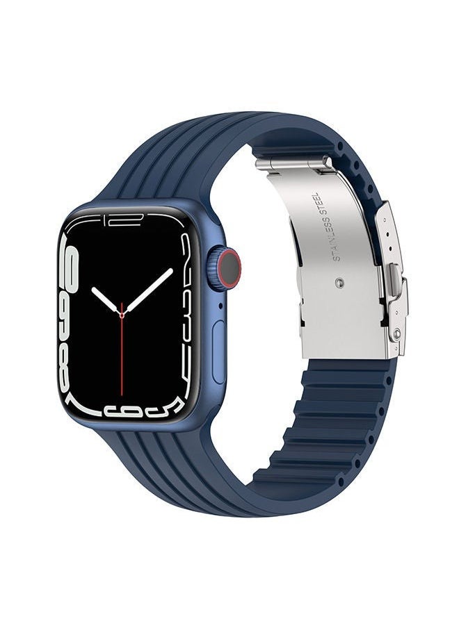 TWEGGON 4pc Pack Replacement Strap Silicone Band for Apple Watch 46mm/45mm/44mm/49mm  - Image 5
