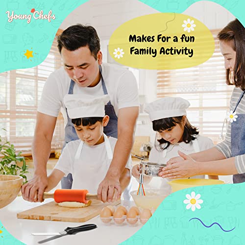 Culinary Couture Young Chefs Cooking and Baking Set for Kids – 19 Pieces Real Baking Set – Giftable Sets for Girls and Boys – Kids Cooking Sets Real 8-12 Years - Image 3