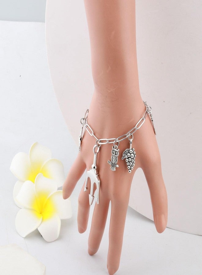 MAOFAED Greek God and Goddess Paperclip Bracelet, Greece Mytholgoy Gift, Book Lover Gifts(camp halflink) - Image 5