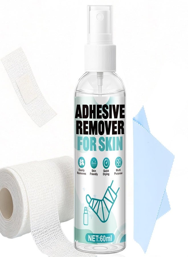 OverZyn 2 Oz Skin Adhesive Remover, Bandage Adhesive Remover, Mild Quick Peeling - Image 1