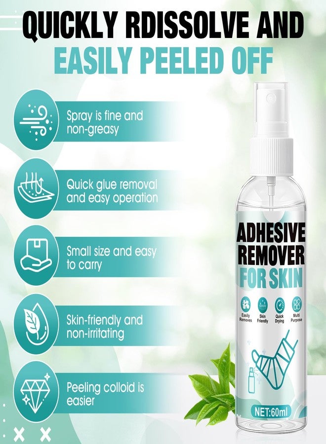 OverZyn 2 Oz Skin Adhesive Remover, Bandage Adhesive Remover, Mild Quick Peeling - Image 2