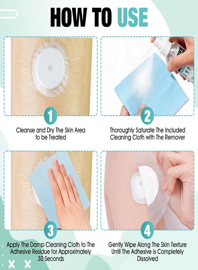 OverZyn 2 Oz Skin Adhesive Remover, Bandage Adhesive Remover, Mild Quick Peeling - Image 4
