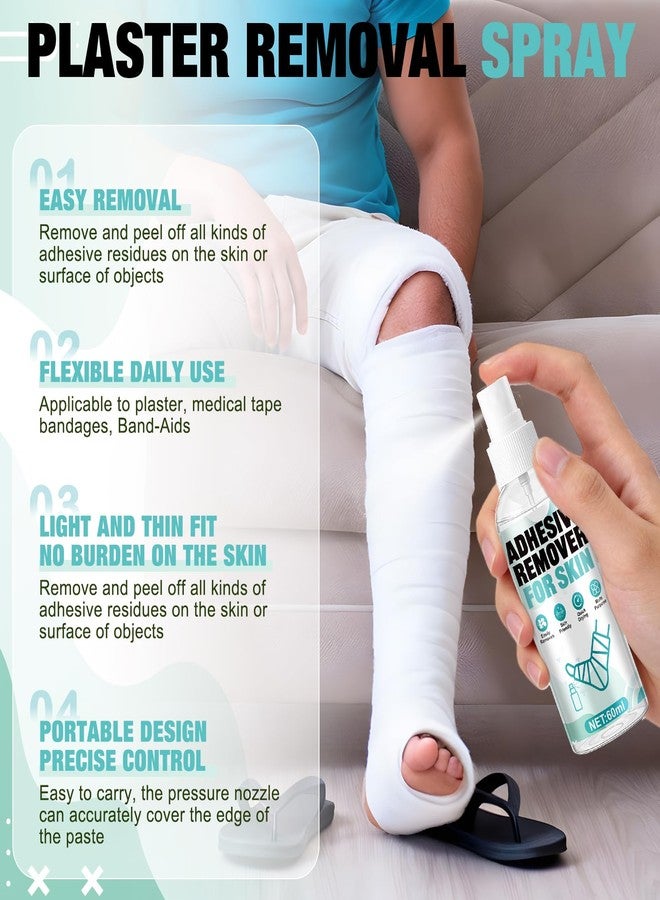 OverZyn 2 Oz Skin Adhesive Remover, Bandage Adhesive Remover, Mild Quick Peeling - Image 3