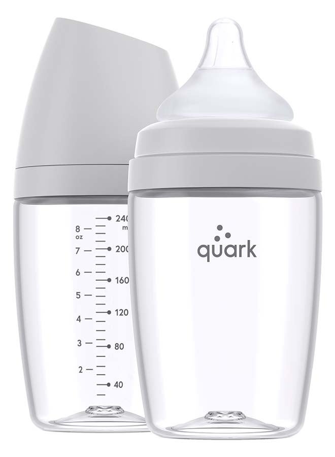 Quark BuubiBottle Max (8oz/240ml) - 2PC - Grey - Image 1