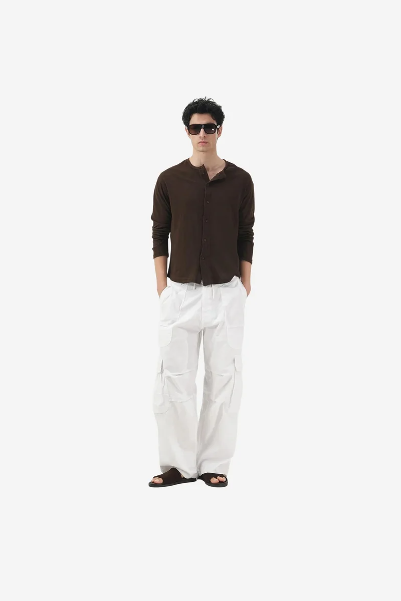 Giesto Coffee Brown GIESTO Men's Knit Shirt for Men | Best Price UAE