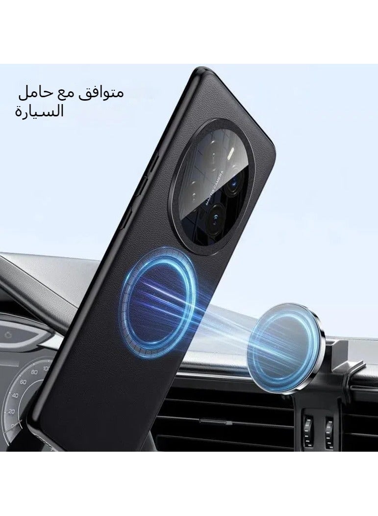 general Honor Magic 7 Pro (2024) phone case, invisible magnetic frosted anti-drop phone case, fully wrapped lens protection, ultra-thin anti-fingerprint protection back cover - Image 2