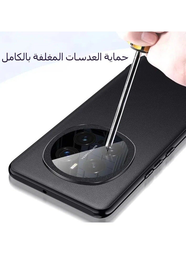 general Honor Magic 7 Pro (2024) phone case, invisible magnetic frosted anti-drop phone case, fully wrapped lens protection, ultra-thin anti-fingerprint protection back cover - Image 3