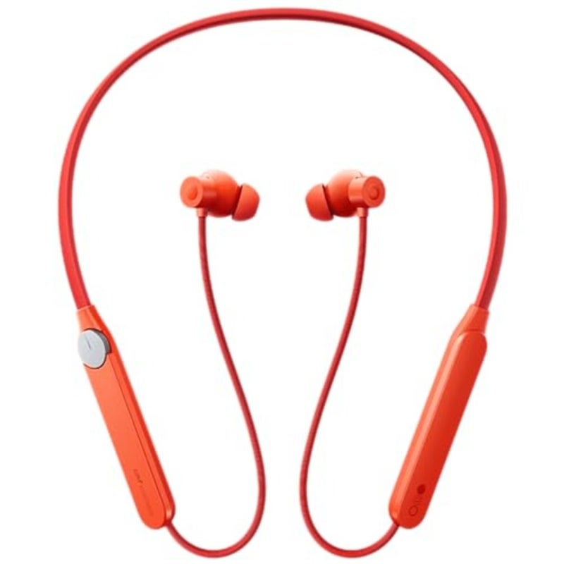 Neckband Pro للتنقل اليومي والاستخدام المكتبي، معدن مطلي بالسيليكون، برتقالي، 50 ديسيبل ANC مع قرص ذكي وبطارية تدوم 37 ساعة - Image 3
