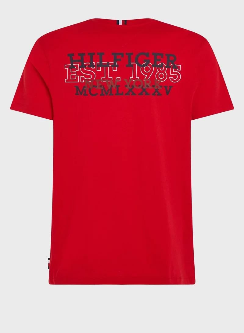 TOMMY HILFIGER Logo Crew Neck T-Shirt